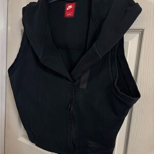 Nike Black Performance Jacket fits more like a large